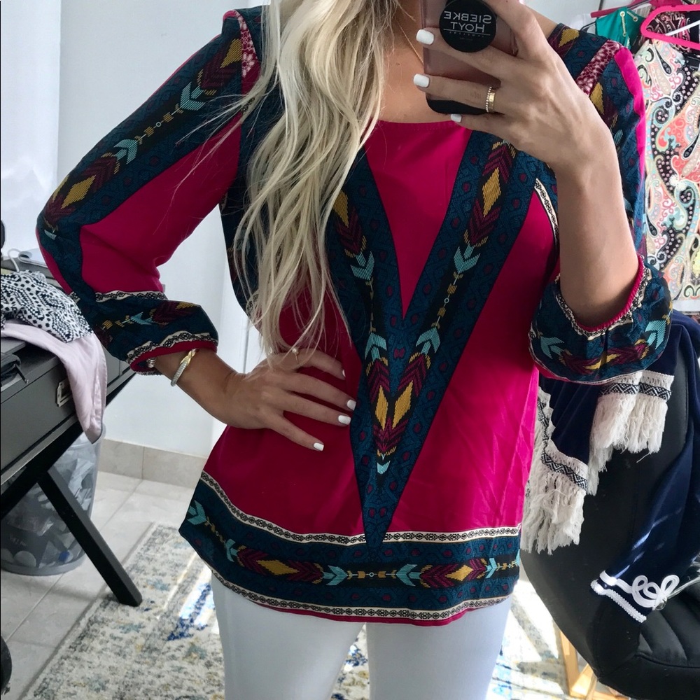 Patterned Blouse